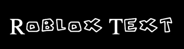 Roblox font style text preview